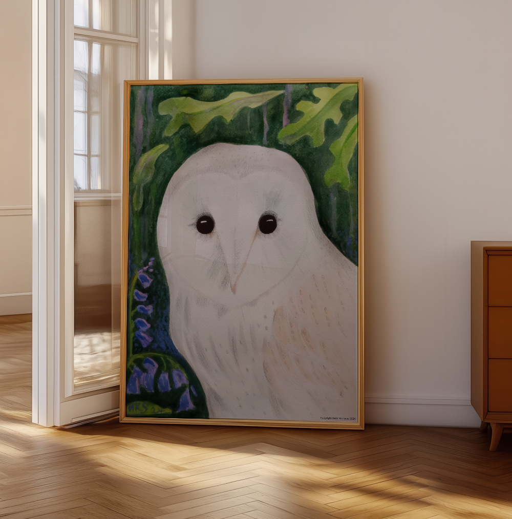 OWL PORTRAIT - Art Print