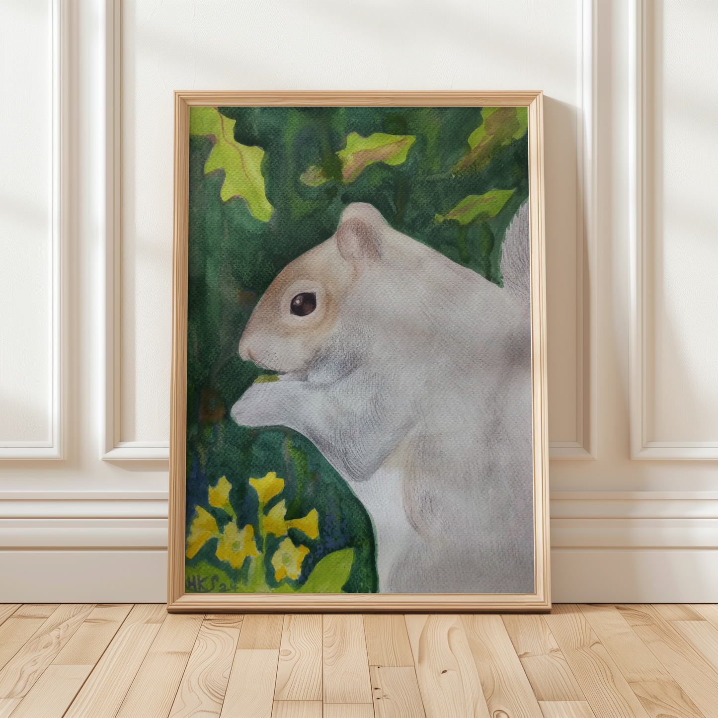 SQUIRREL PORTRAIT - Art Print
