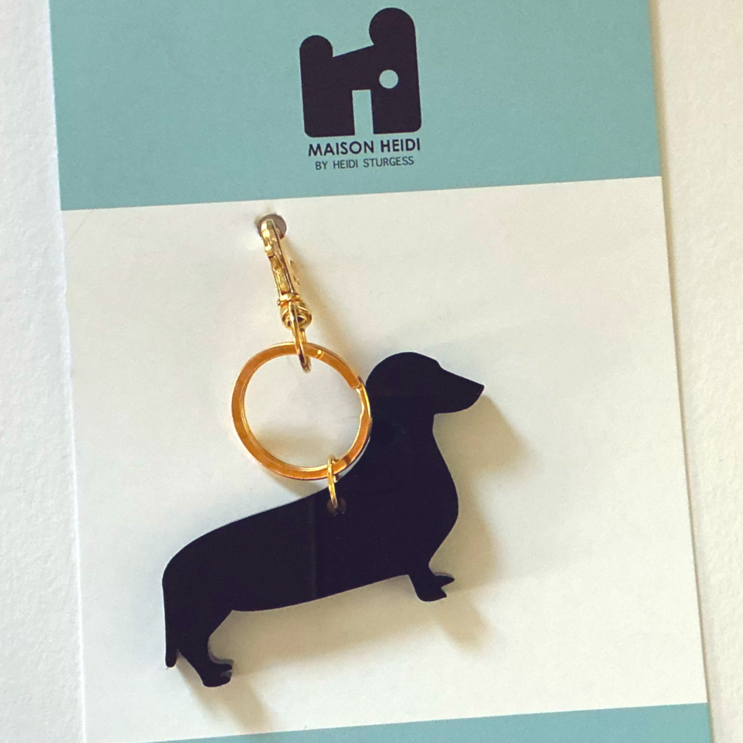 Dachshund Keyring