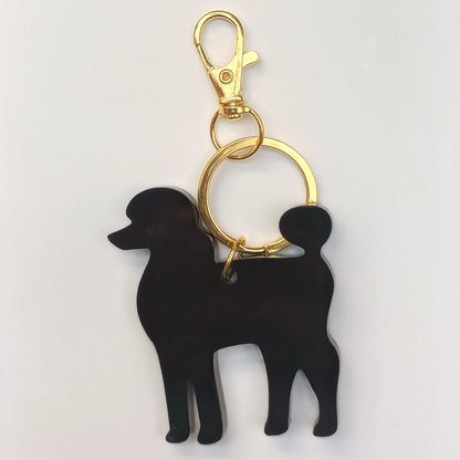 Poodle Keyring