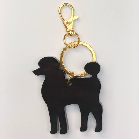 Poodle Keyring