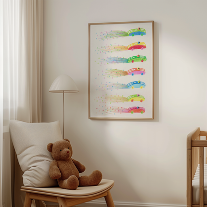 RACING CARS - Art Print