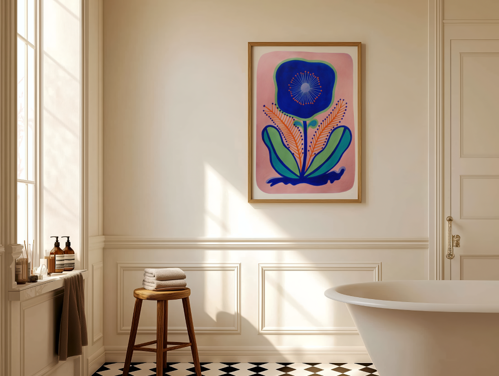 PINK STEMS - Art Print
