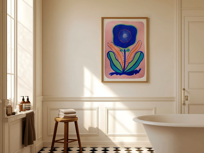 PINK STEMS - Art Print