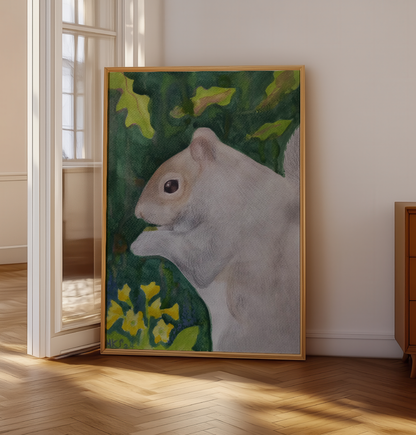 SQUIRREL PORTRAIT - Art Print