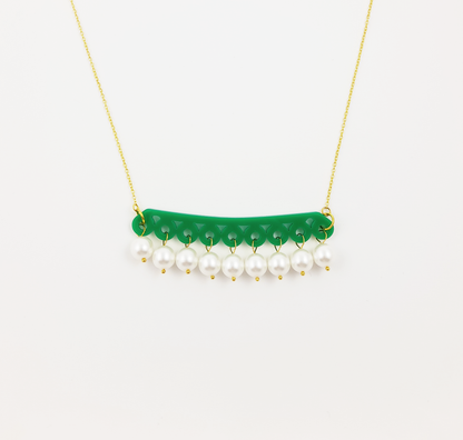 Emerald Bubble Necklace