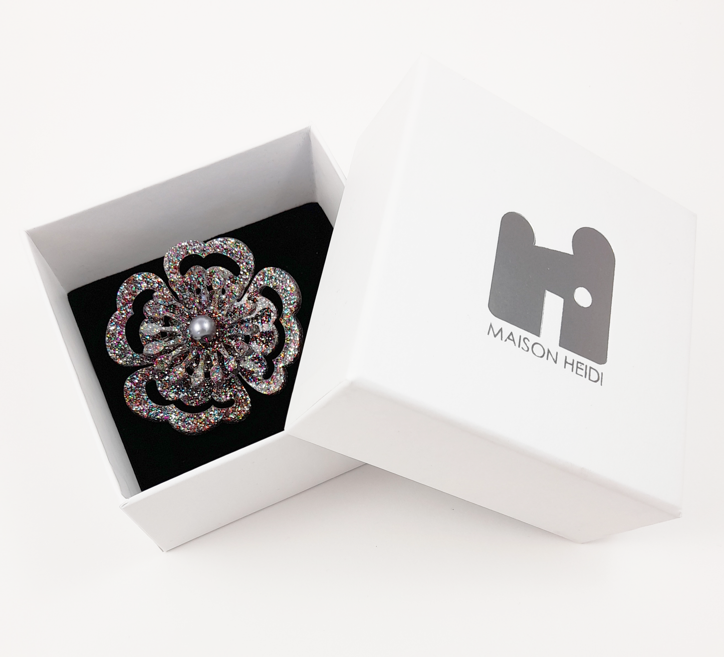 Glitter Anemone Brooch